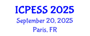 International Conference on Physical Education and Sport Science (ICPESS) September 20, 2025 - Paris, France