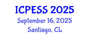 International Conference on Physical Education and Sport Science (ICPESS) September 16, 2025 - Santiago, Chile