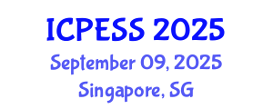 International Conference on Physical Education and Sport Science (ICPESS) September 09, 2025 - Singapore, Singapore