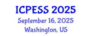International Conference on Physical Education and Sport Science (ICPESS) September 16, 2025 - Washington, United States