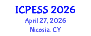 International Conference on Physical Education and Sport Science (ICPESS) April 27, 2026 - Nicosia, Cyprus International Conference on Physical Education and Sport Science (ICPESS) April 27, 2026 - Nicosia, Cyprus