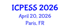 International Conference on Physical Education and Sport Science (ICPESS) April 20, 2026 - Paris, France International Conference on Physical Education and Sport Science (ICPESS) April 20, 2026 - Paris, France