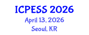 International Conference on Physical Education and Sport Science (ICPESS) April 13, 2026 - Seoul, Republic of Korea International Conference on Physical Education and Sport Science (ICPESS) April 13, 2026 - Seoul, Republic of Korea