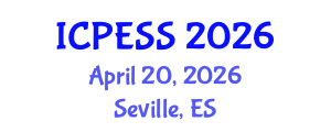 International Conference on Physical Education and Sport Science (ICPESS) April 20, 2026 - Seville, Spain International Conference on Physical Education and Sport Science (ICPESS) April 20, 2026 - Seville, Spain
