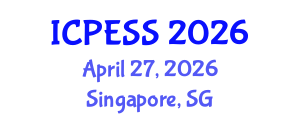 International Conference on Physical Education and Sport Science (ICPESS) April 27, 2026 - Singapore, Singapore International Conference on Physical Education and Sport Science (ICPESS) April 27, 2026 - Singapore, Singapore