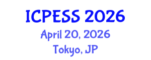 International Conference on Physical Education and Sport Science (ICPESS) April 20, 2026 - Tokyo, Japan International Conference on Physical Education and Sport Science (ICPESS) April 20, 2026 - Tokyo, Japan