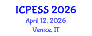 International Conference on Physical Education and Sport Science (ICPESS) April 12, 2026 - Venice, Italy