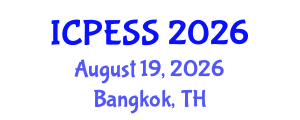 International Conference on Physical Education and Sport Science (ICPESS) August 19, 2026 - Bangkok, Thailand International Conference on Physical Education and Sport Science (ICPESS) August 19, 2026 - Bangkok, Thailand