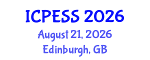 International Conference on Physical Education and Sport Science (ICPESS) August 21, 2026 - Edinburgh, United Kingdom International Conference on Physical Education and Sport Science (ICPESS) August 21, 2026 - Edinburgh, United Kingdom
