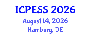 International Conference on Physical Education and Sport Science (ICPESS) August 14, 2026 - Hamburg, Germany International Conference on Physical Education and Sport Science (ICPESS) August 14, 2026 - Hamburg, Germany