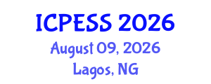 International Conference on Physical Education and Sport Science (ICPESS) August 09, 2026 - Lagos, Nigeria International Conference on Physical Education and Sport Science (ICPESS) August 09, 2026 - Lagos, Nigeria