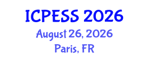 International Conference on Physical Education and Sport Science (ICPESS) August 26, 2026 - Paris, France