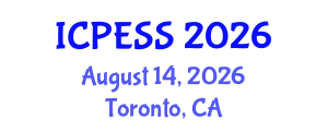 International Conference on Physical Education and Sport Science (ICPESS) August 14, 2026 - Toronto, Canada International Conference on Physical Education and Sport Science (ICPESS) August 14, 2026 - Toronto, Canada
