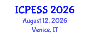 International Conference on Physical Education and Sport Science (ICPESS) August 12, 2026 - Venice, Italy International Conference on Physical Education and Sport Science (ICPESS) August 12, 2026 - Venice, Italy