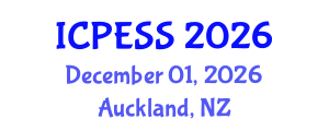 International Conference on Physical Education and Sport Science (ICPESS) December 01, 2026 - Auckland, New Zealand International Conference on Physical Education and Sport Science (ICPESS) December 01, 2026 - Auckland, New Zealand