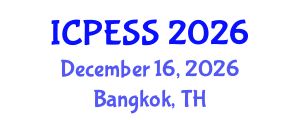 International Conference on Physical Education and Sport Science (ICPESS) December 16, 2026 - Bangkok, Thailand International Conference on Physical Education and Sport Science (ICPESS) December 16, 2026 - Bangkok, Thailand