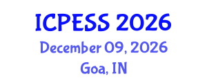 International Conference on Physical Education and Sport Science (ICPESS) December 09, 2026 - Goa, India International Conference on Physical Education and Sport Science (ICPESS) December 09, 2026 - Goa, India