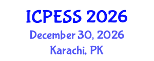 International Conference on Physical Education and Sport Science (ICPESS) December 30, 2026 - Karachi, Pakistan International Conference on Physical Education and Sport Science (ICPESS) December 30, 2026 - Karachi, Pakistan