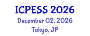 International Conference on Physical Education and Sport Science (ICPESS) December 02, 2026 - Tokyo, Japan International Conference on Physical Education and Sport Science (ICPESS) December 02, 2026 - Tokyo, Japan