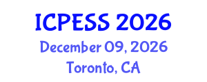 International Conference on Physical Education and Sport Science (ICPESS) December 09, 2026 - Toronto, Canada International Conference on Physical Education and Sport Science (ICPESS) December 09, 2026 - Toronto, Canada