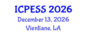 International Conference on Physical Education and Sport Science (ICPESS) December 13, 2026 - Vientiane, Laos International Conference on Physical Education and Sport Science (ICPESS) December 13, 2026 - Vientiane, Laos