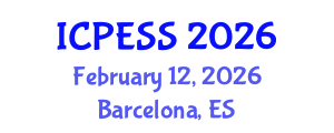 International Conference on Physical Education and Sport Science (ICPESS) February 12, 2026 - Barcelona, Spain International Conference on Physical Education and Sport Science (ICPESS) February 12, 2026 - Barcelona, Spain