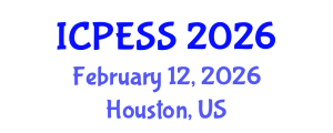 International Conference on Physical Education and Sport Science (ICPESS) February 12, 2026 - Houston, United States International Conference on Physical Education and Sport Science (ICPESS) February 12, 2026 - Houston, United States