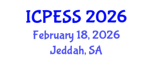 International Conference on Physical Education and Sport Science (ICPESS) February 18, 2026 - Jeddah, Saudi Arabia