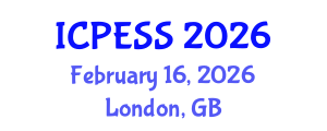 International Conference on Physical Education and Sport Science (ICPESS) February 16, 2026 - London, United Kingdom International Conference on Physical Education and Sport Science (ICPESS) February 16, 2026 - London, United Kingdom