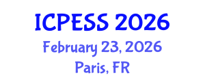 International Conference on Physical Education and Sport Science (ICPESS) February 23, 2026 - Paris, France International Conference on Physical Education and Sport Science (ICPESS) February 23, 2026 - Paris, France