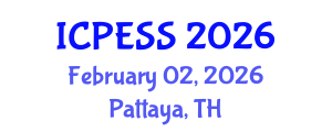 International Conference on Physical Education and Sport Science (ICPESS) February 02, 2026 - Pattaya, Thailand International Conference on Physical Education and Sport Science (ICPESS) February 02, 2026 - Pattaya, Thailand