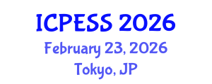 International Conference on Physical Education and Sport Science (ICPESS) February 23, 2026 - Tokyo, Japan International Conference on Physical Education and Sport Science (ICPESS) February 23, 2026 - Tokyo, Japan