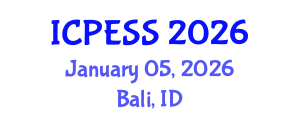 International Conference on Physical Education and Sport Science (ICPESS) January 05, 2026 - Bali, Indonesia International Conference on Physical Education and Sport Science (ICPESS) January 05, 2026 - Bali, Indonesia