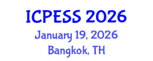 International Conference on Physical Education and Sport Science (ICPESS) January 19, 2026 - Bangkok, Thailand International Conference on Physical Education and Sport Science (ICPESS) January 19, 2026 - Bangkok, Thailand