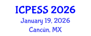 International Conference on Physical Education and Sport Science (ICPESS) January 19, 2026 - Cancún, Mexico
