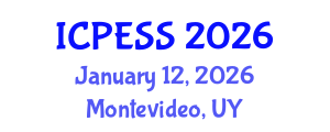 International Conference on Physical Education and Sport Science (ICPESS) January 12, 2026 - Montevideo, Uruguay International Conference on Physical Education and Sport Science (ICPESS) January 12, 2026 - Montevideo, Uruguay
