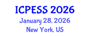 International Conference on Physical Education and Sport Science (ICPESS) January 28, 2026 - New York, United States