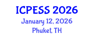 International Conference on Physical Education and Sport Science (ICPESS) January 12, 2026 - Phuket, Thailand International Conference on Physical Education and Sport Science (ICPESS) January 12, 2026 - Phuket, Thailand