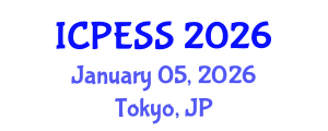 International Conference on Physical Education and Sport Science (ICPESS) January 05, 2026 - Tokyo, Japan International Conference on Physical Education and Sport Science (ICPESS) January 05, 2026 - Tokyo, Japan