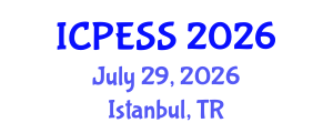 International Conference on Physical Education and Sport Science (ICPESS) July 29, 2026 - Istanbul, Turkey International Conference on Physical Education and Sport Science (ICPESS) July 29, 2026 - Istanbul, Turkey