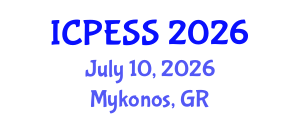 International Conference on Physical Education and Sport Science (ICPESS) July 10, 2026 - Mykonos, Greece