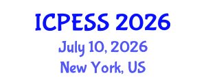 International Conference on Physical Education and Sport Science (ICPESS) July 10, 2026 - New York, United States International Conference on Physical Education and Sport Science (ICPESS) July 10, 2026 - New York, United States