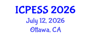 International Conference on Physical Education and Sport Science (ICPESS) July 12, 2026 - Ottawa, Canada International Conference on Physical Education and Sport Science (ICPESS) July 12, 2026 - Ottawa, Canada