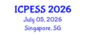 International Conference on Physical Education and Sport Science (ICPESS) July 05, 2026 - Singapore, Singapore International Conference on Physical Education and Sport Science (ICPESS) July 05, 2026 - Singapore, Singapore