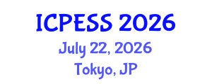 International Conference on Physical Education and Sport Science (ICPESS) July 22, 2026 - Tokyo, Japan