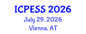 International Conference on Physical Education and Sport Science (ICPESS) July 29, 2026 - Vienna, Austria