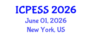 International Conference on Physical Education and Sport Science (ICPESS) June 01, 2026 - New York, United States International Conference on Physical Education and Sport Science (ICPESS) June 01, 2026 - New York, United States