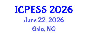 International Conference on Physical Education and Sport Science (ICPESS) June 22, 2026 - Oslo, Norway International Conference on Physical Education and Sport Science (ICPESS) June 22, 2026 - Oslo, Norway