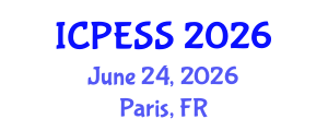 International Conference on Physical Education and Sport Science (ICPESS) June 24, 2026 - Paris, France