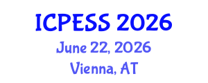 International Conference on Physical Education and Sport Science (ICPESS) June 22, 2026 - Vienna, Austria